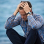 Stressed man