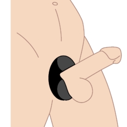 Cock and ball ring graphic