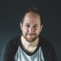 Man with receding hairline