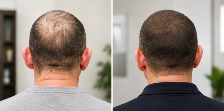 an example of crown regrowth from someone who took finasteride