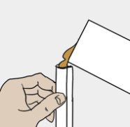 Fill the tube graphic