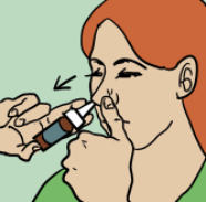 Nasal spray graphic