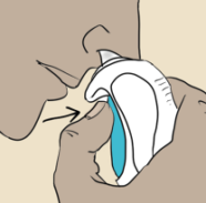 Press button graphic